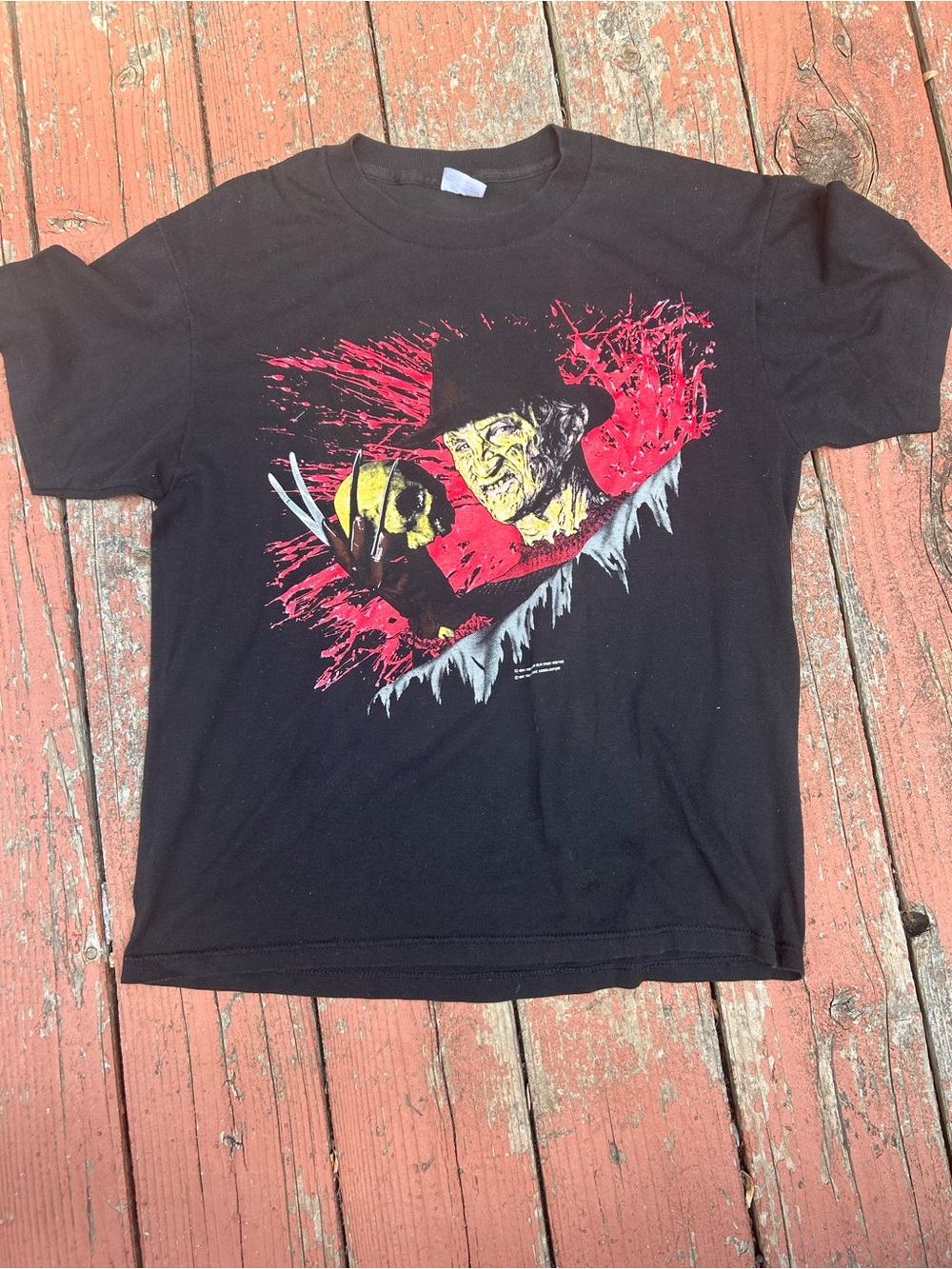Vtg Freddy Krueger Nightmare On Elm Street 3 Dream Warriors T Shirt 1987 Rare L